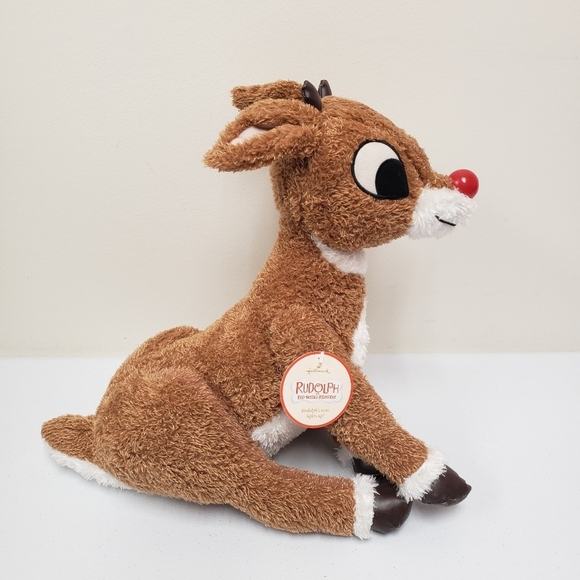 Hallmark 14" Rudolph the Red Nosed Reindeer Christmas Holiday Plush - Picture 3 of 11